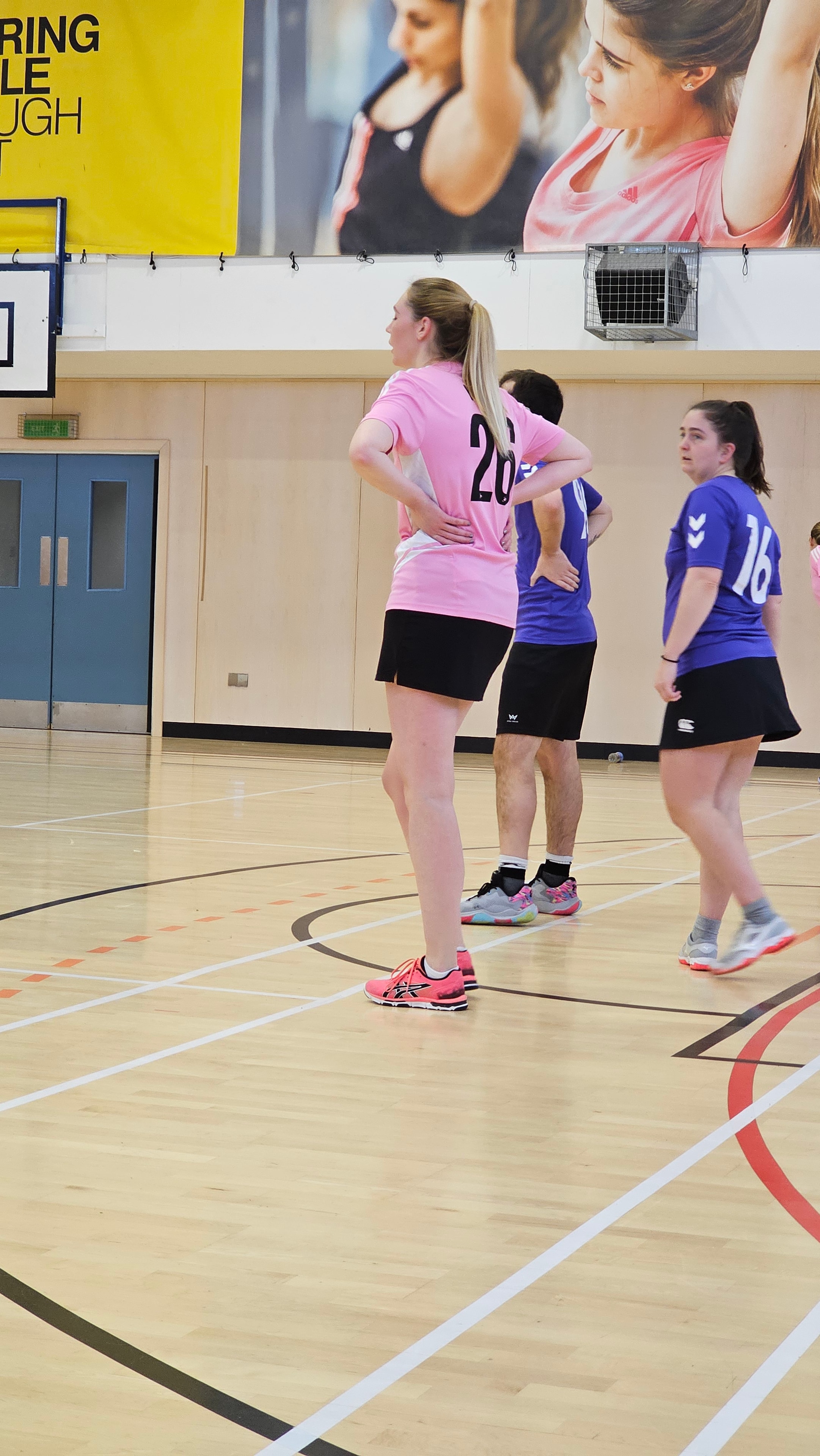 Korfball match action shot