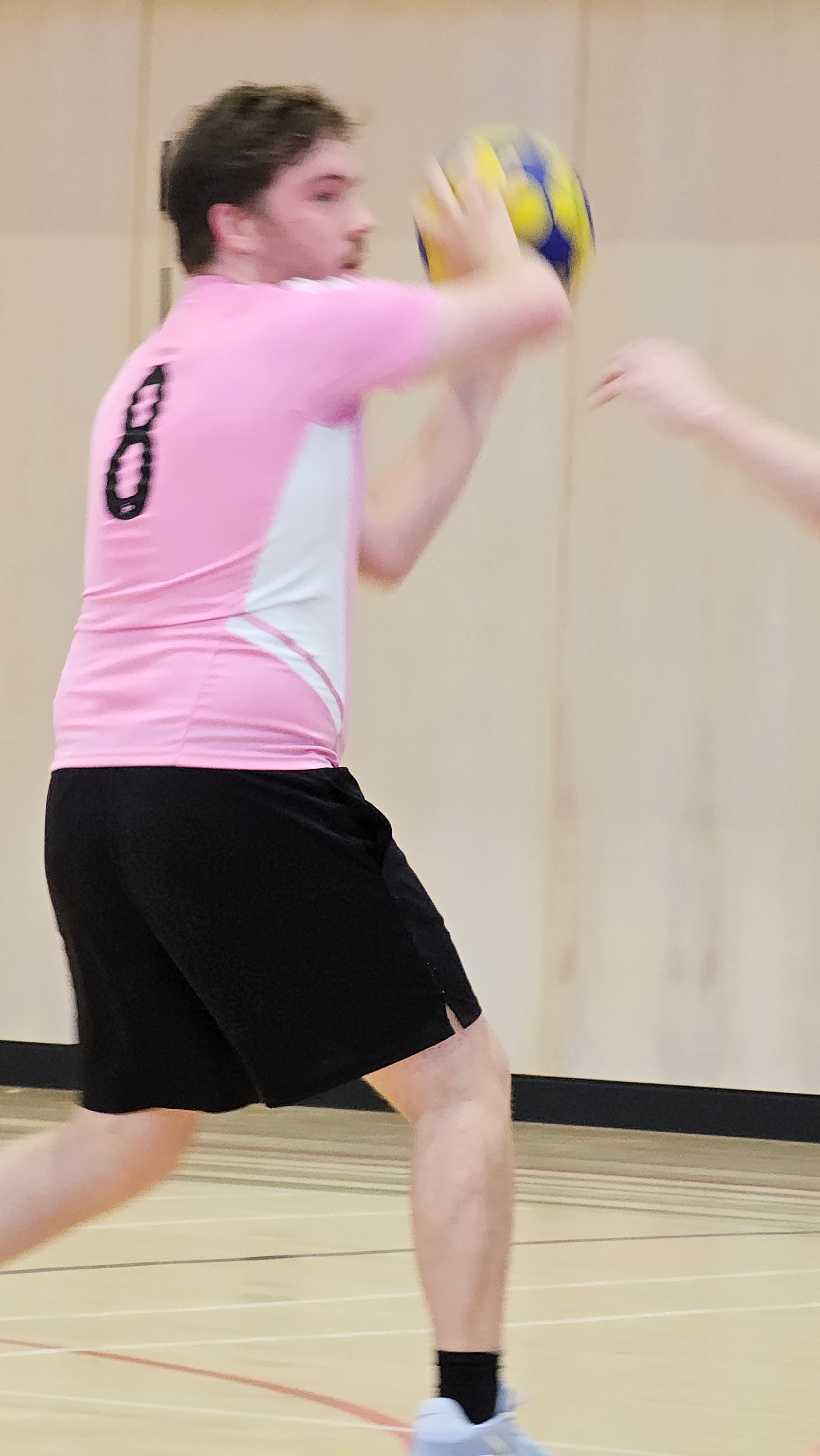 Korfball match action shot