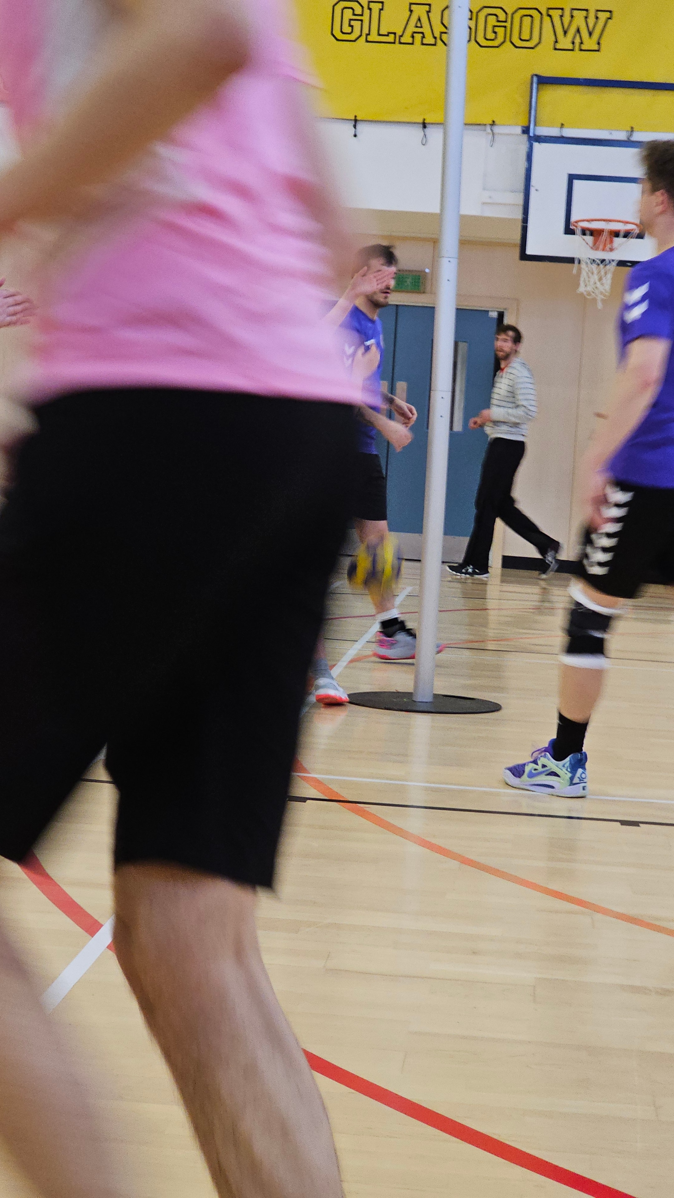 Korfball training session