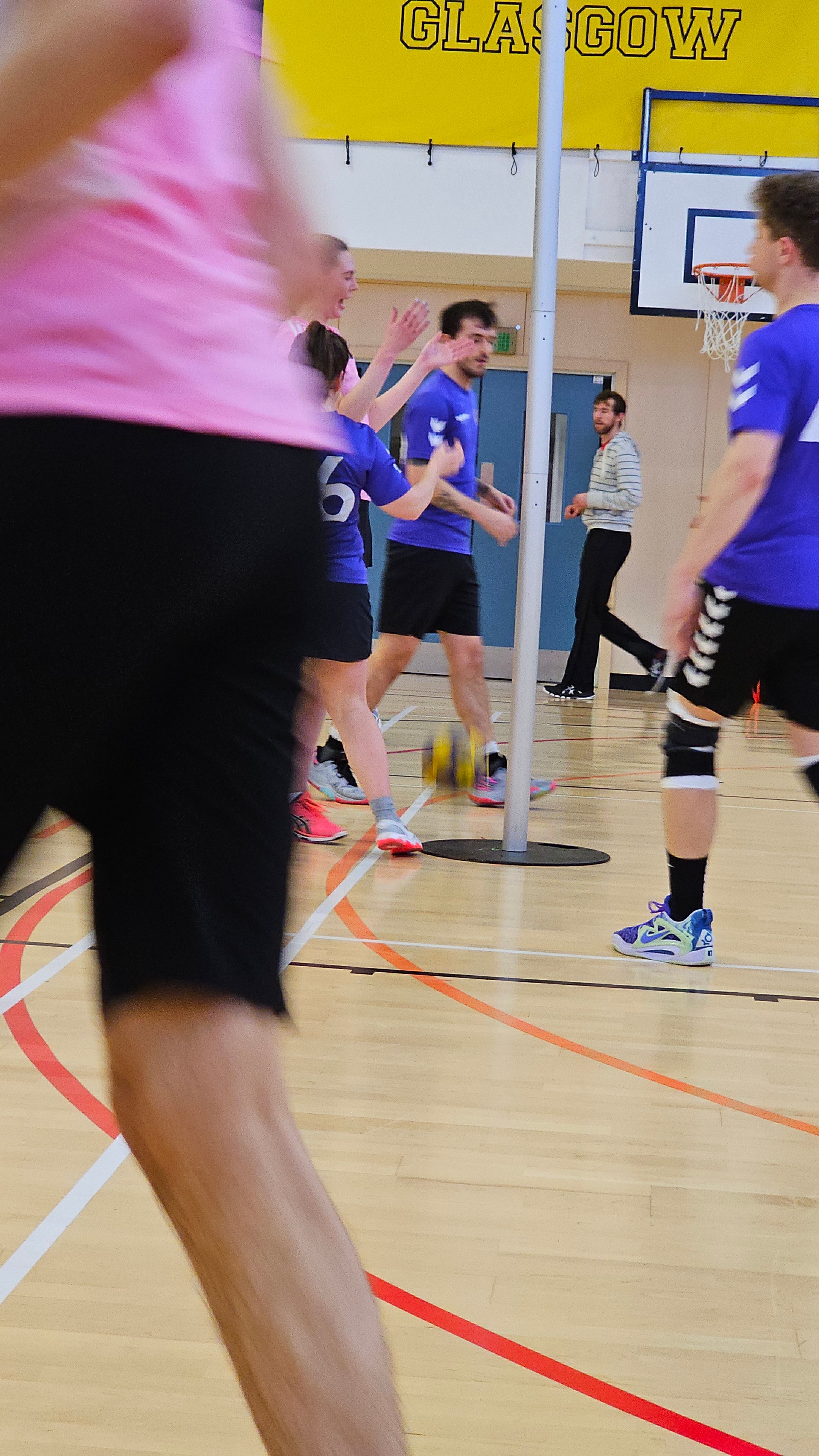 Korfball training session