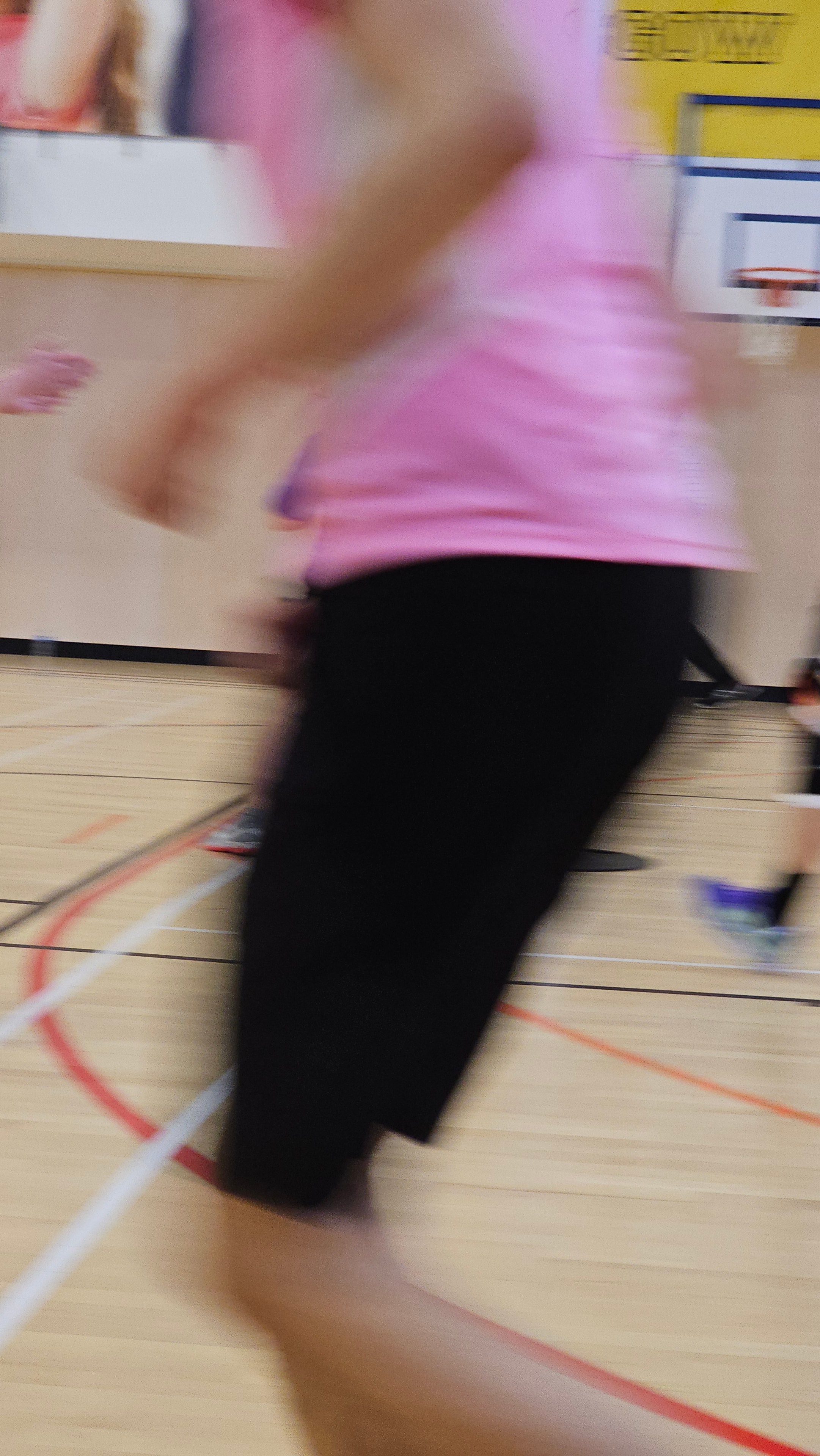 Korfball match action shot