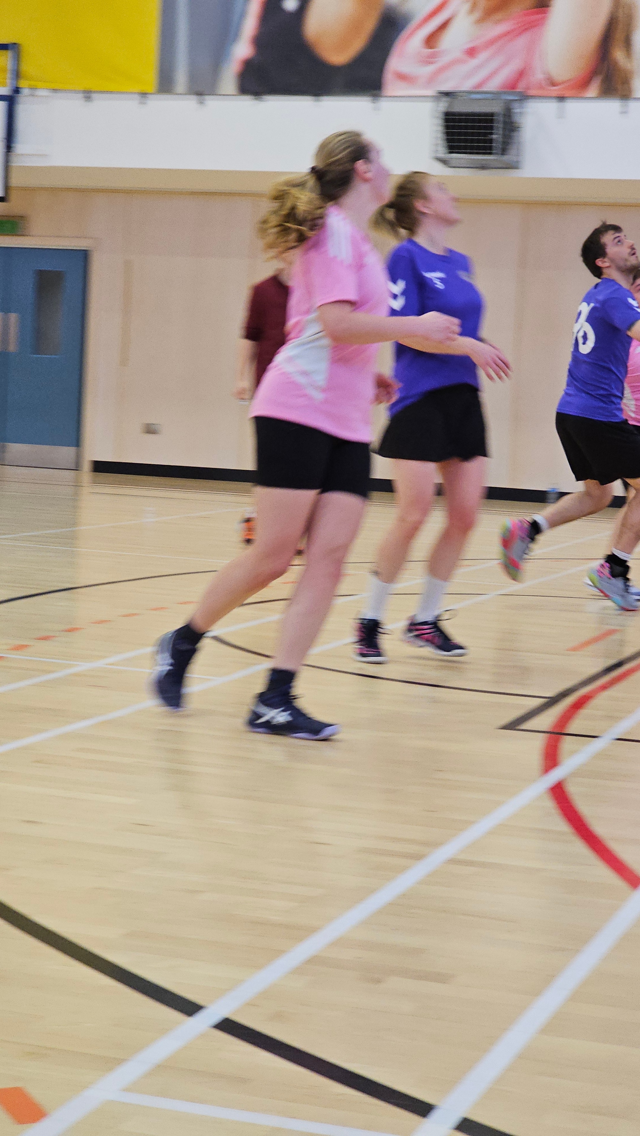 Korfball match action shot