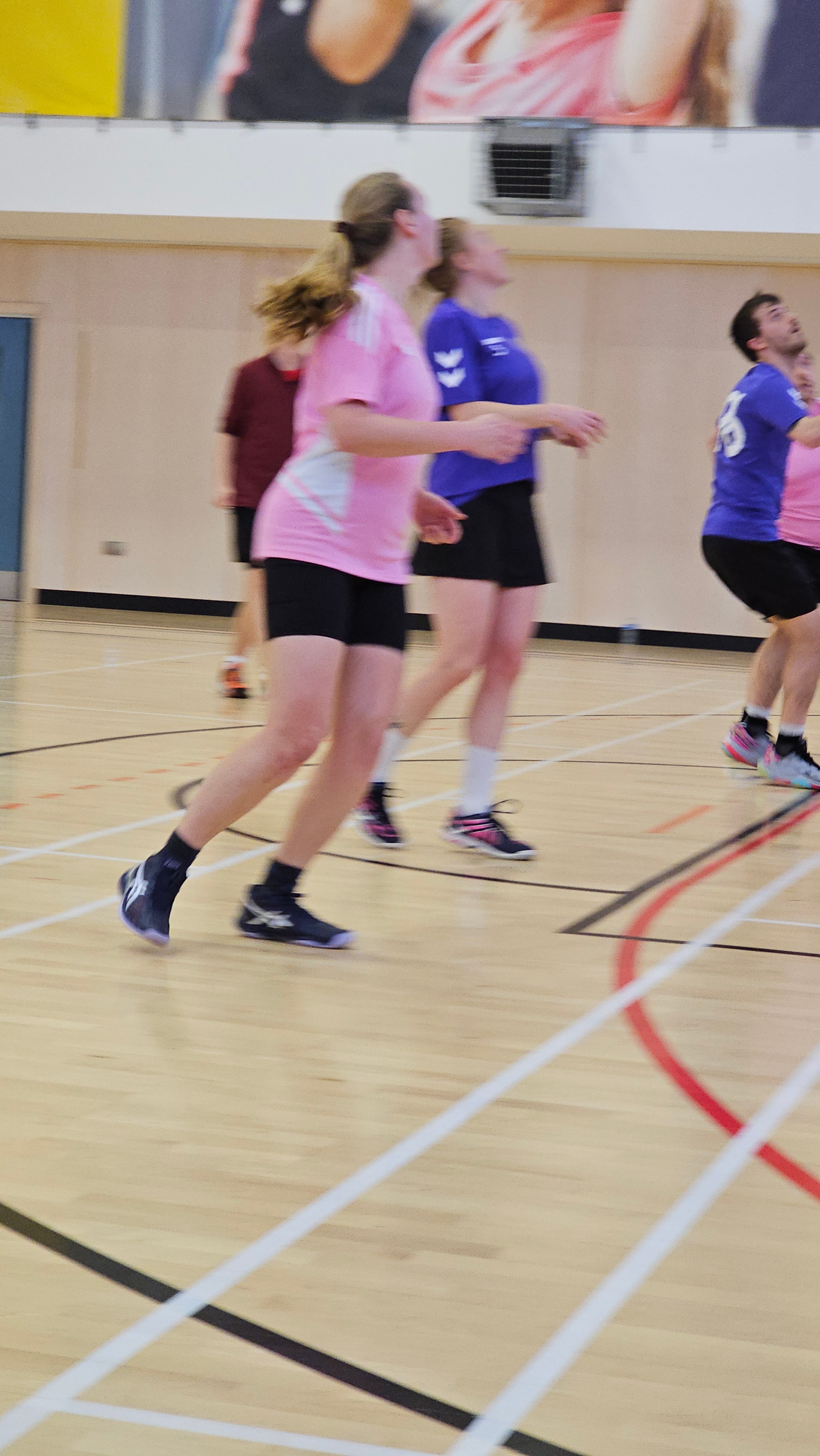 Korfball match action shot
