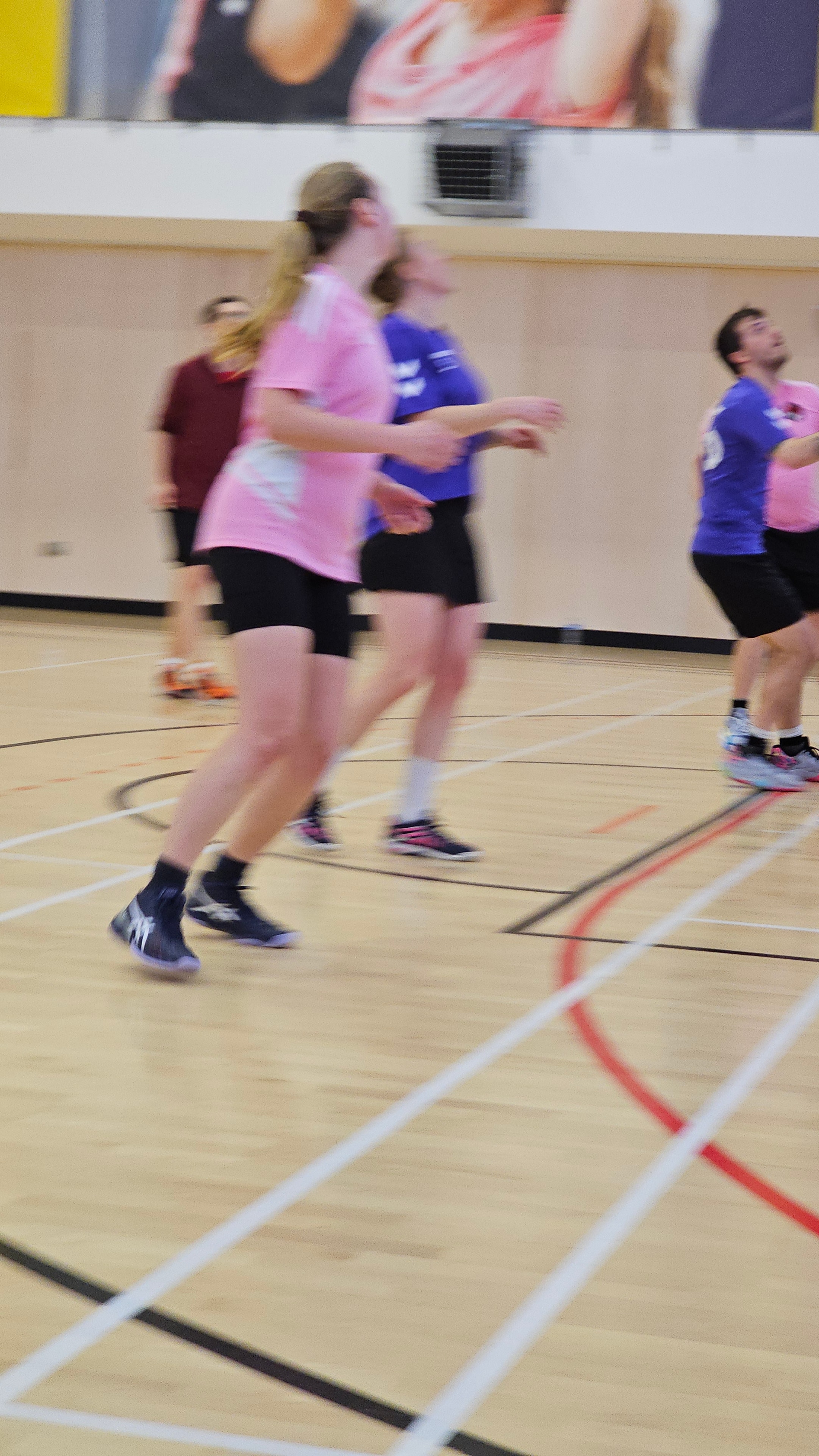 Korfball match action shot