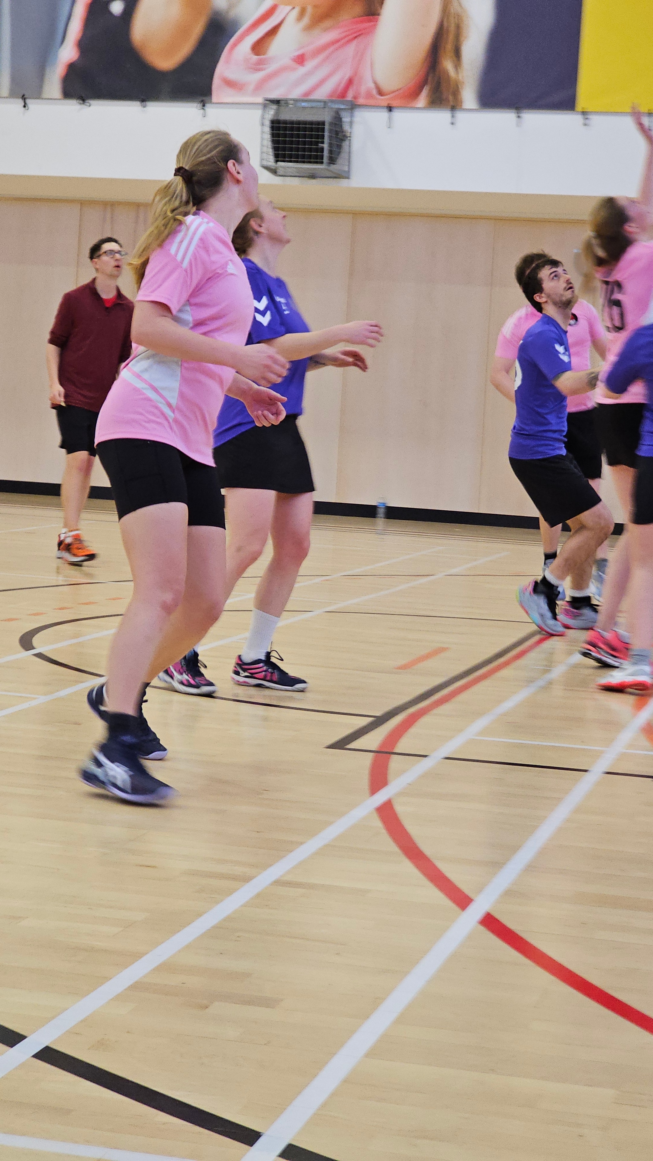 Korfball match action shot
